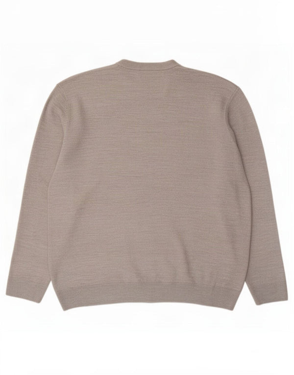 Marks & Spencer Pull graphique à col rond pour homme 2XL Gris Noël
