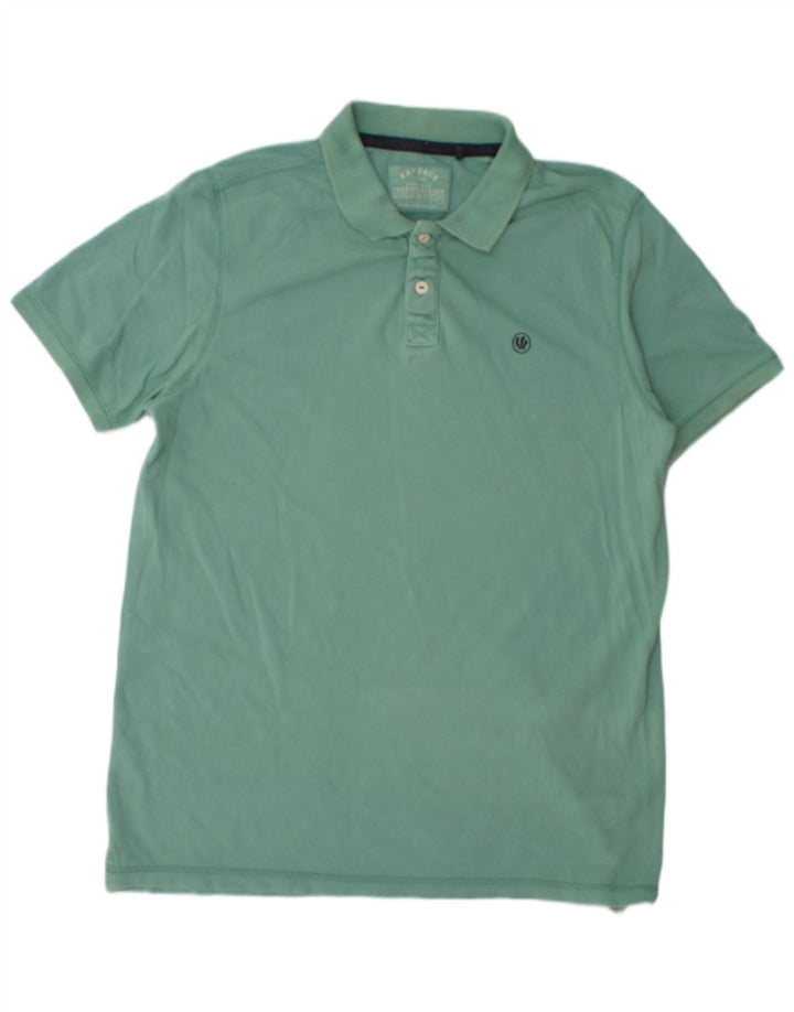 FAT FACE Polo Homme 2XL Turquoise Coton