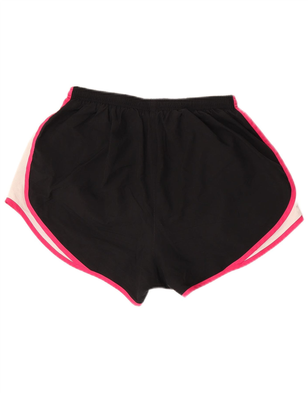 Nike Short de sport Dri Fit pour femme UK 14 Large Noir Colorblock Polyester