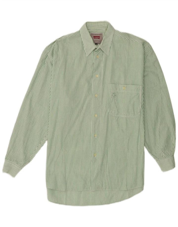 Carrera Chemise Rayée Vert Moyen Homme