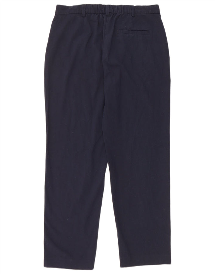 Marks & Spencer Pantalon de costume pour femme UK 12 Medium W30 L28 Bleu marine