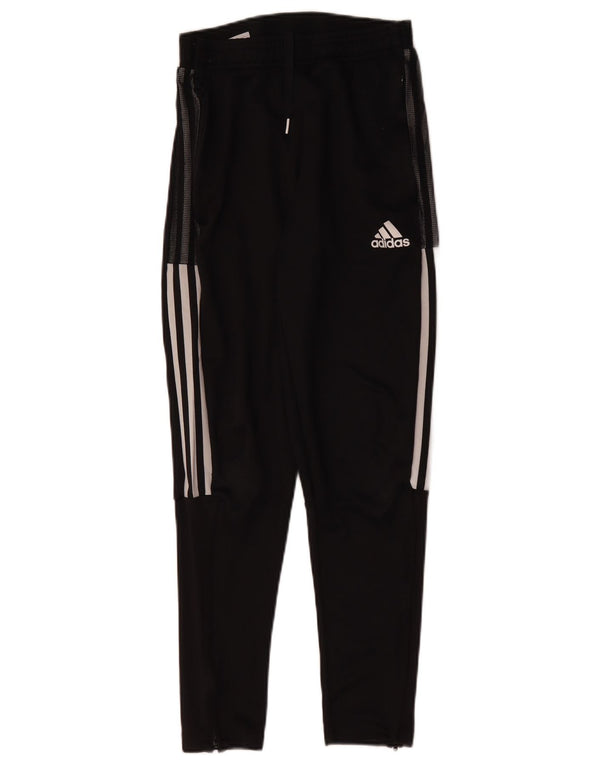 Adidas Pantalon de survêtement pour femme UK 10 Small Noir Polyester Sports