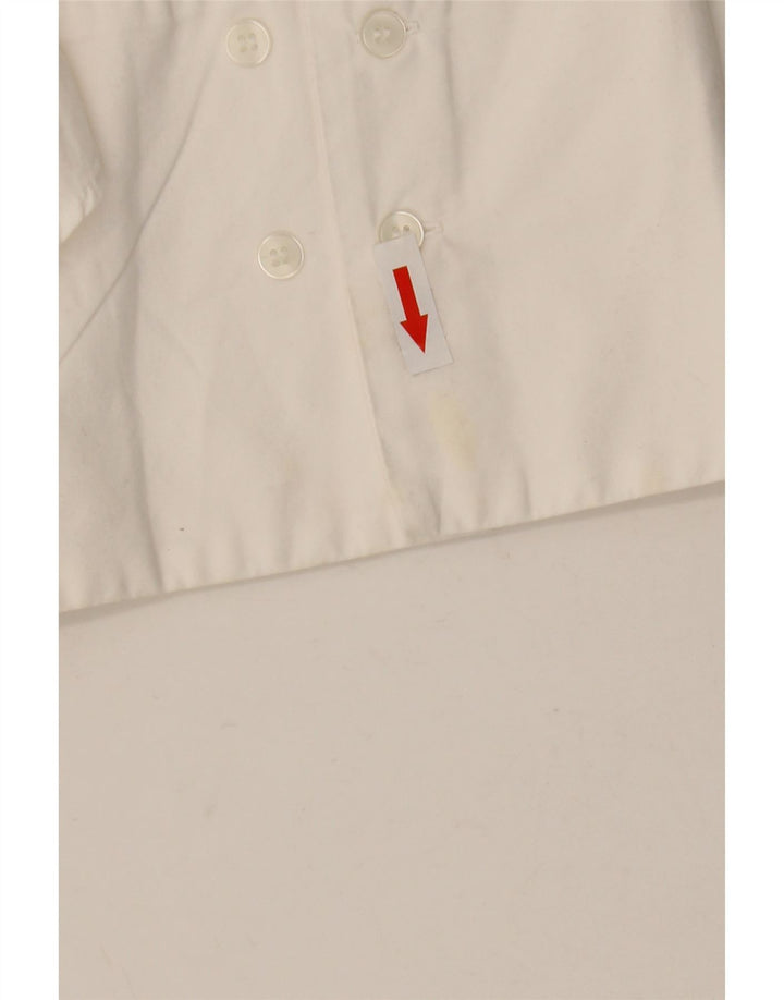ZARA Chemisier surdimensionné pour femme UK 10 Small Blanc
