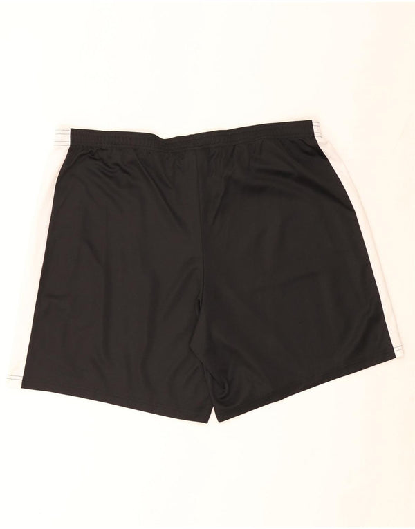 Nike Short de sport Dri Fit Slim pour homme 2XL en polyester color block noir