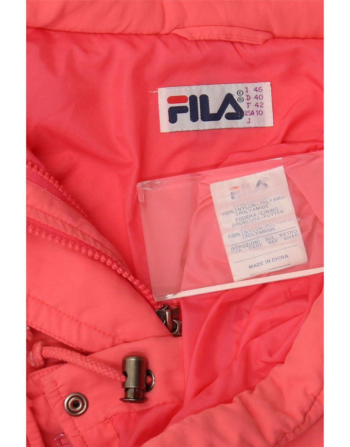Fila Veste coupe-vent femme US 10 Large Rose Polyamide