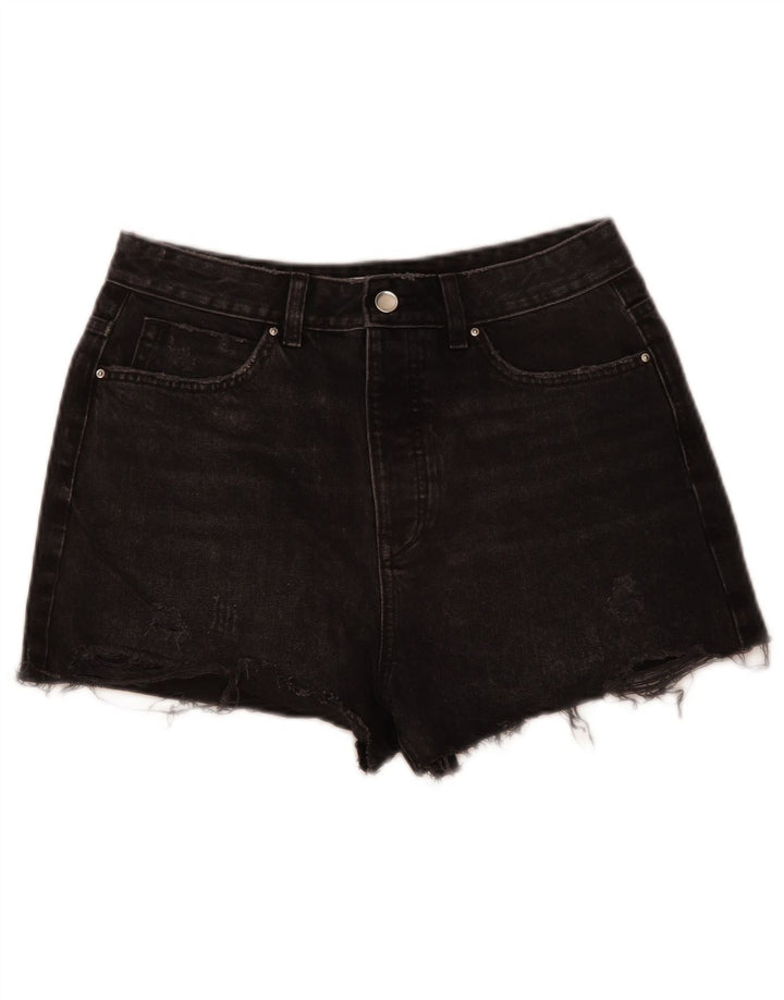 Zara Short en jean pour femme EU 40 Medium W30 Gris Coton