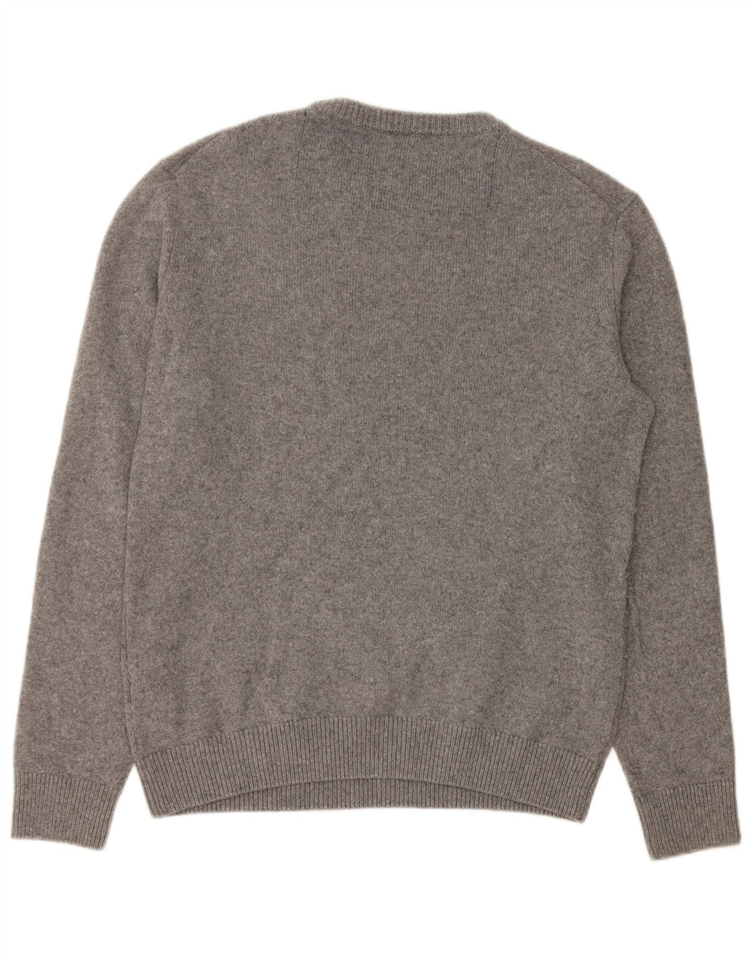 HUGO BOSS Pull Col Rond Homme Gris Moyen Coton
