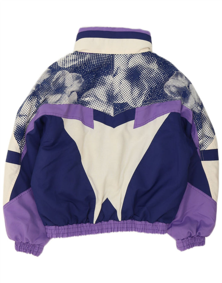 Fila Veste de ski coupe ample pour femme IT 42 Violet moyen Polyester Rétro