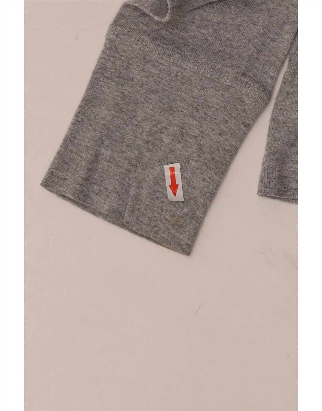 Adidas Haut à manches longues pour femme UK 10 Petit Gris Coton