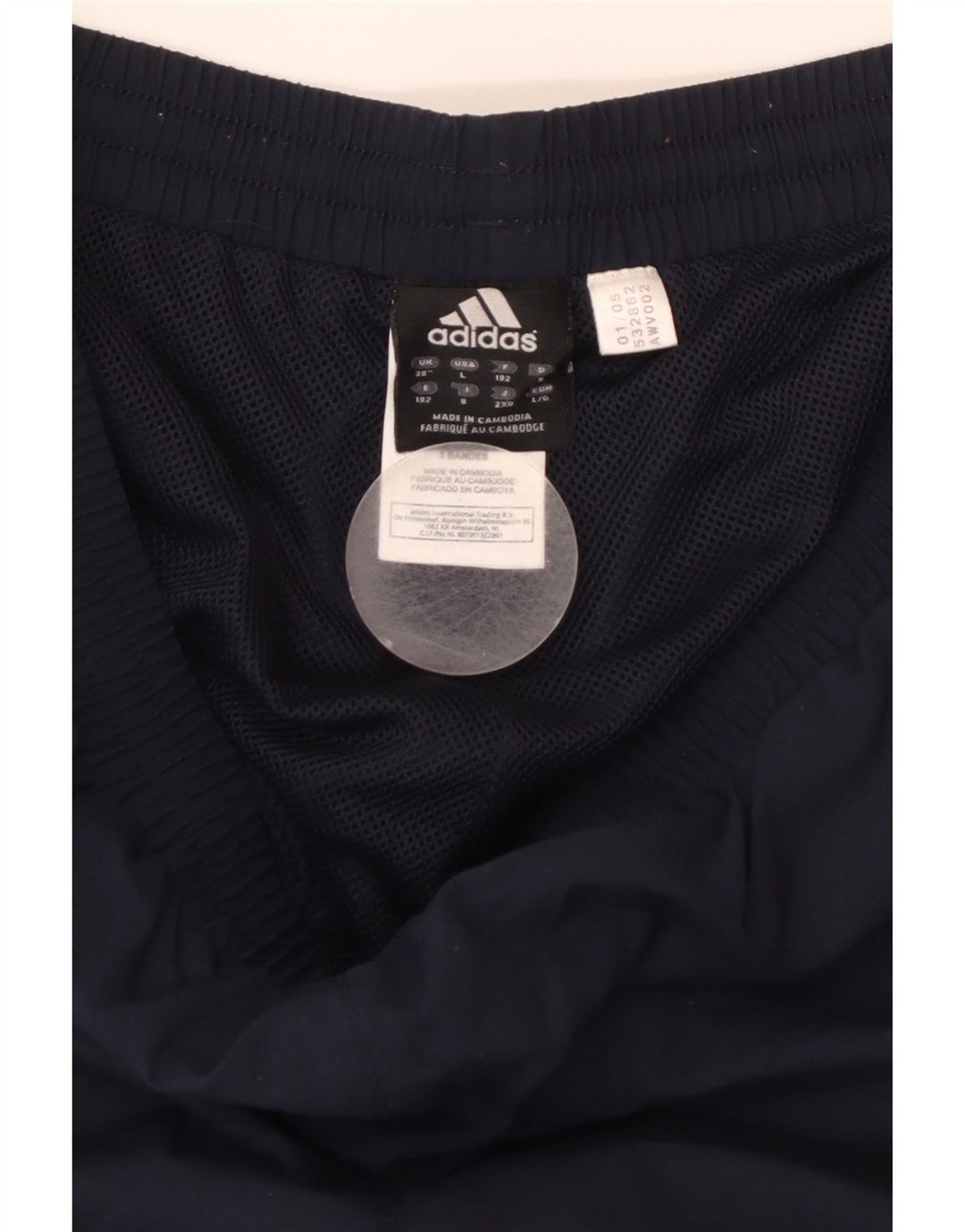 ADIDAS Pantalon de Survêtement Homme XL Bleu Marine Polyester