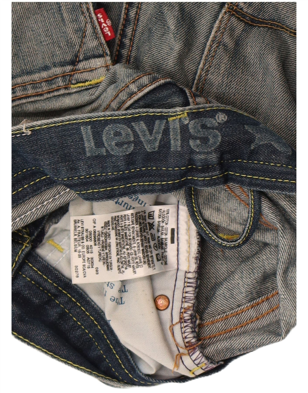Levi's Short en Jean Graphique W30 Femme Bleu Moyen Coton