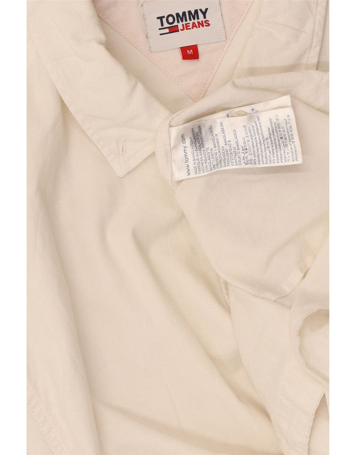 TOMMY HILFIGER Chemise Slim Fit Homme Blanc Moyen Coton