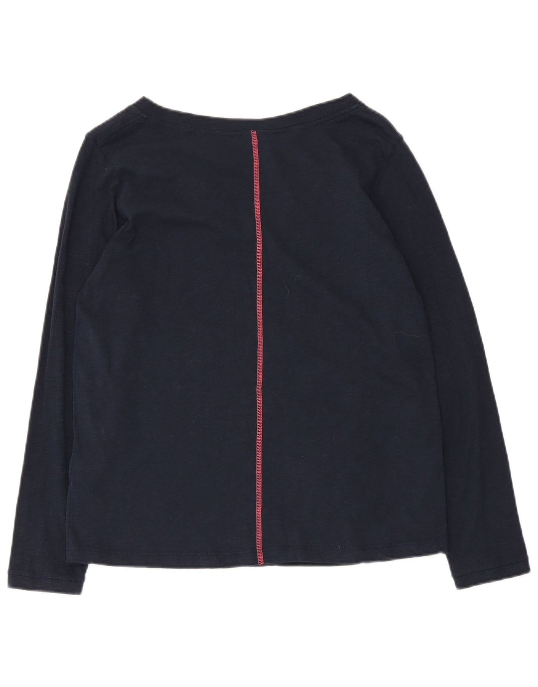 Top Femme White Stuff Manches Longues UK 12 Bleu Marine Moyen Coton
