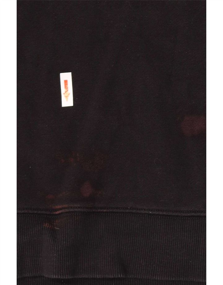 Adidas Sweat-shirt pour femme UK 12/14 en coton noir moyen