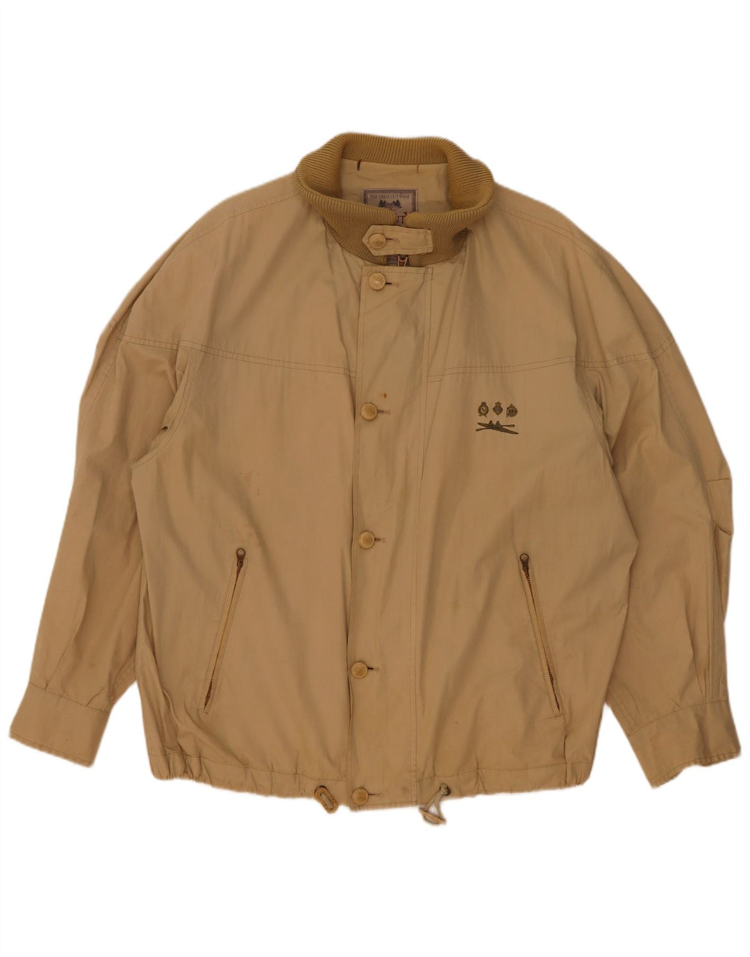 Seventy Veste Bomber Homme UK 38 Coton Beige Moyen