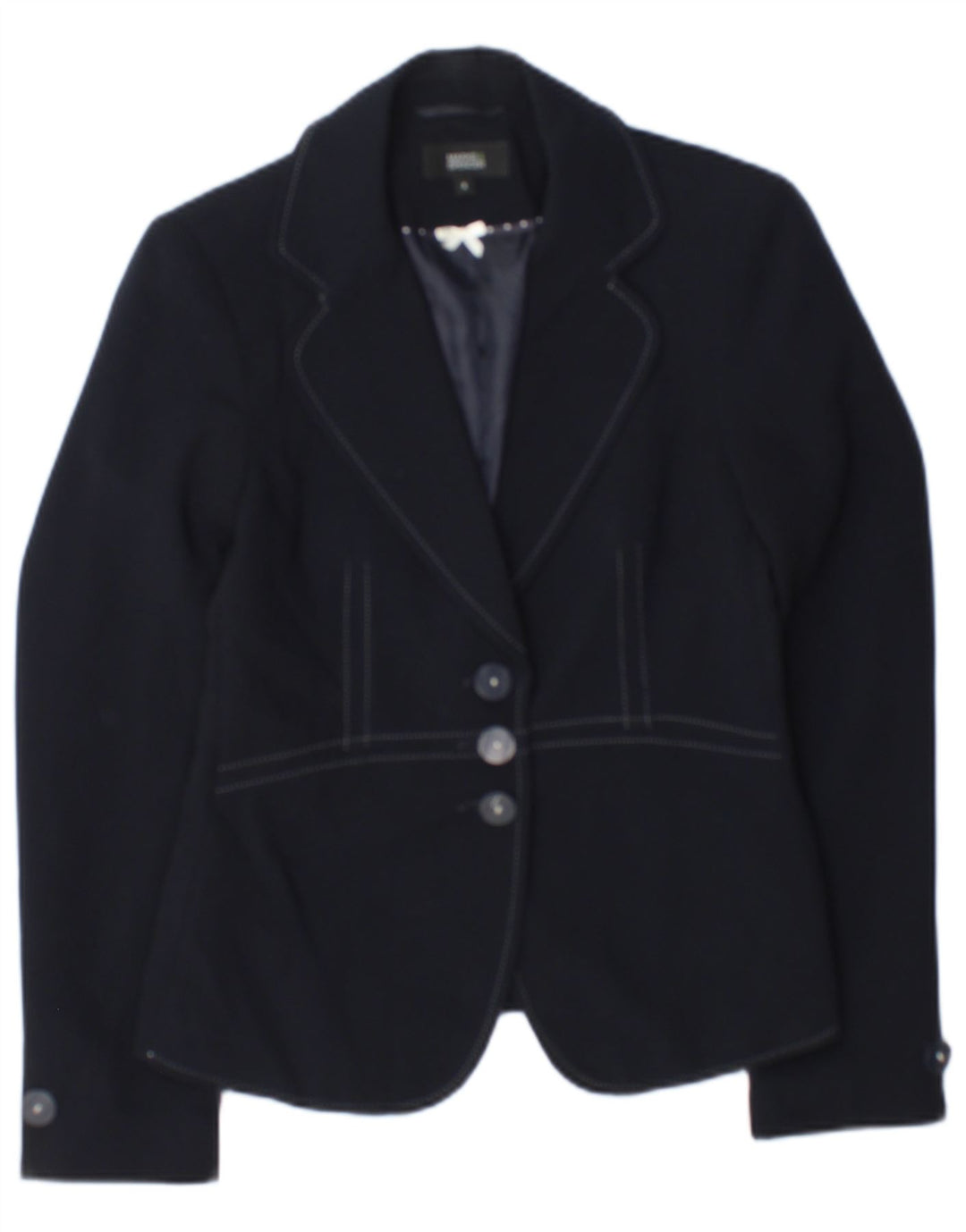 Marks & Spencer Veste blazer à 3 boutons pour femme UK 8 Small Bleu marine
