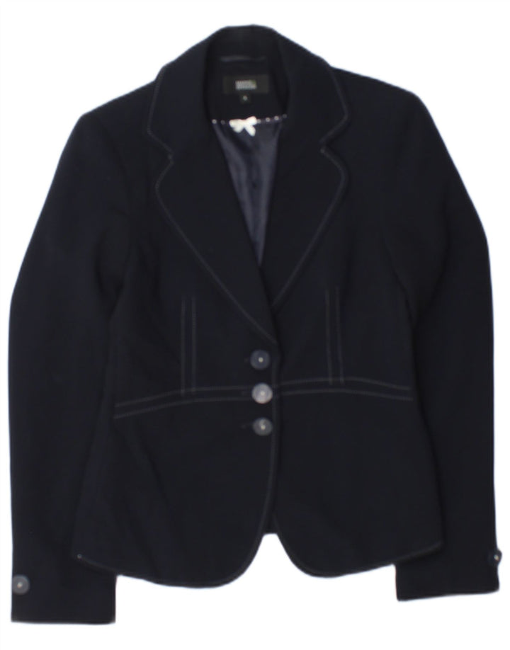 Marks & Spencer Veste blazer à 3 boutons pour femme UK 8 Small Bleu marine