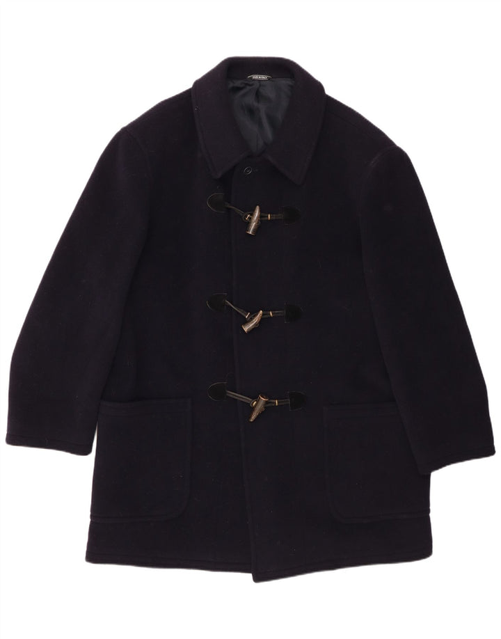 Tadon Duffle Coat Homme IT 52 XL Bleu Marine Laine Vierge