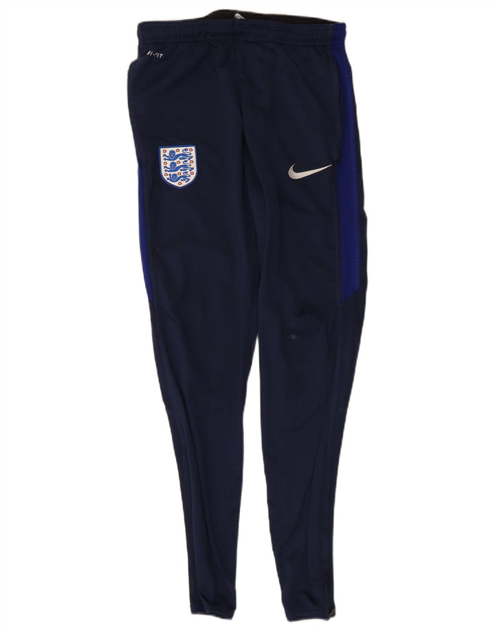 Pantalon de survêtement Nike England pour homme, petit modèle en polyester color block bleu marine
