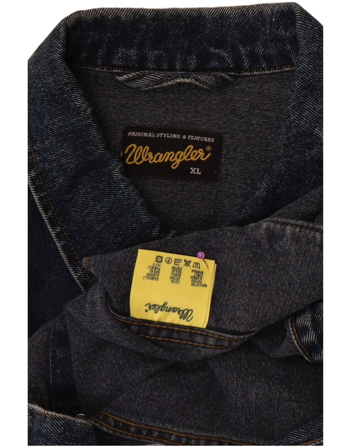Wrangler Veste en Jean Homme UK 42 XL Bleu Coton