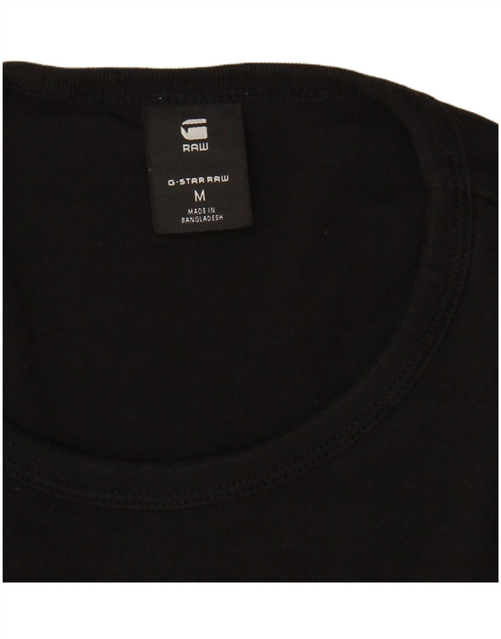 G-STAR Homme Top Manches Longues Coton Noir Moyen