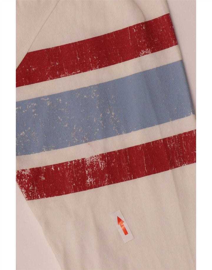 Woolrich Haut graphique à manches longues pour homme en coton blanc