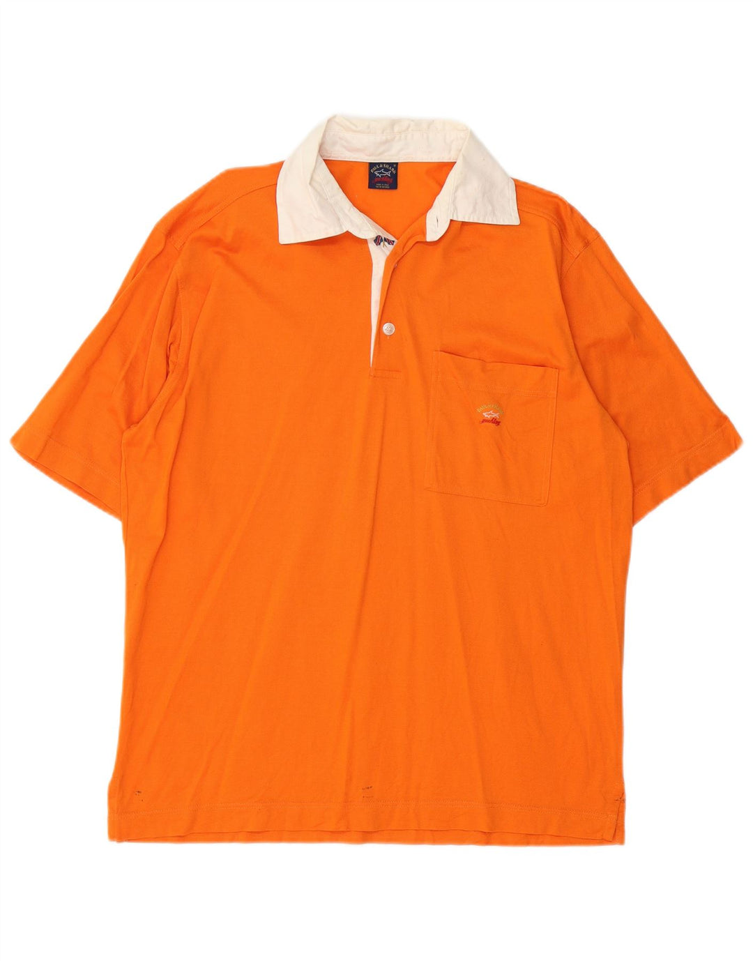 PAUL & SHARK Polo Rugby Homme Orange Moyen