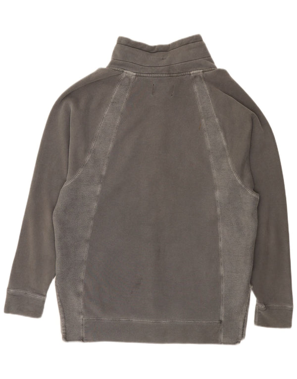 Jordan Sweat-shirt à col zippé pour homme en coton gris moyen