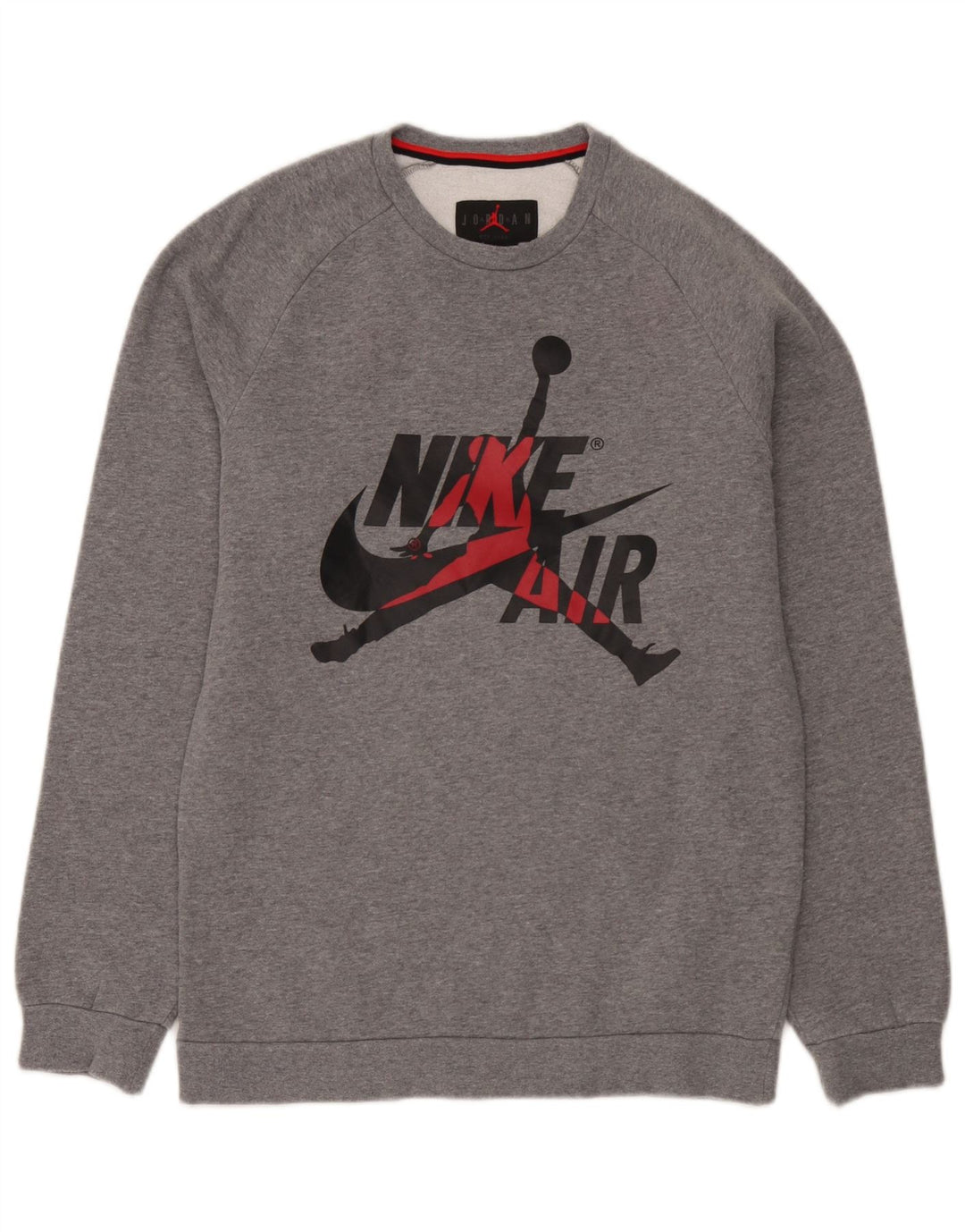 Jordan Sweat-shirt graphique pour homme Petit coton moucheté gris