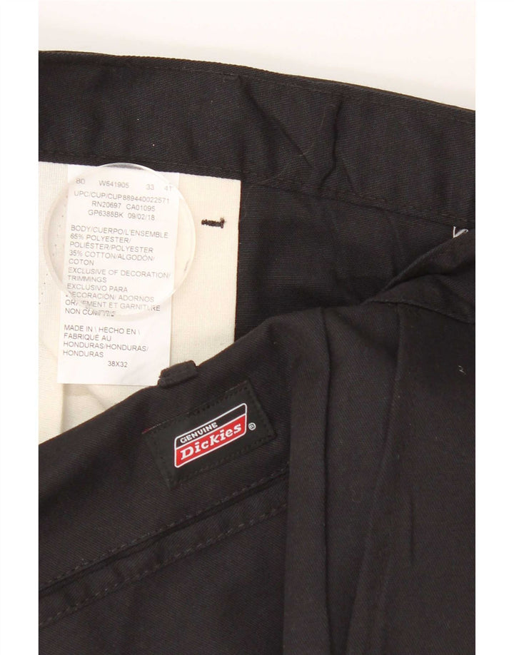 Dickies Pantalon Chino Droit Homme W38 L32 Noir Polyester