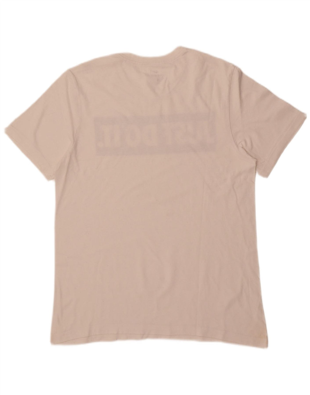 Nike T-Shirt Graphique Homme Blanc Moyen