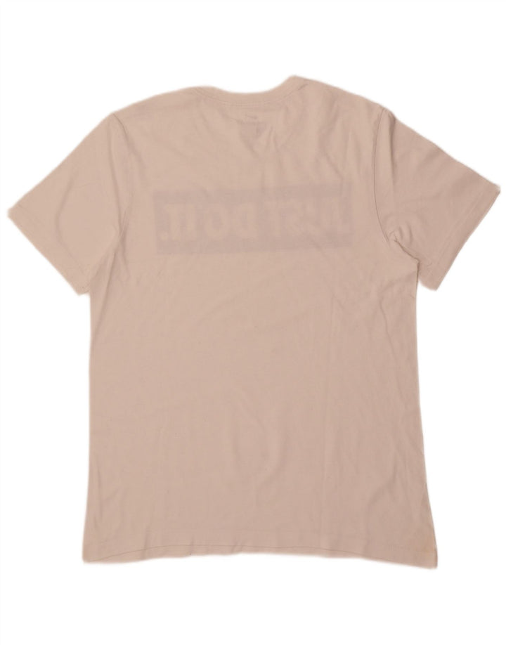 Nike T-Shirt Graphique Homme Blanc Moyen