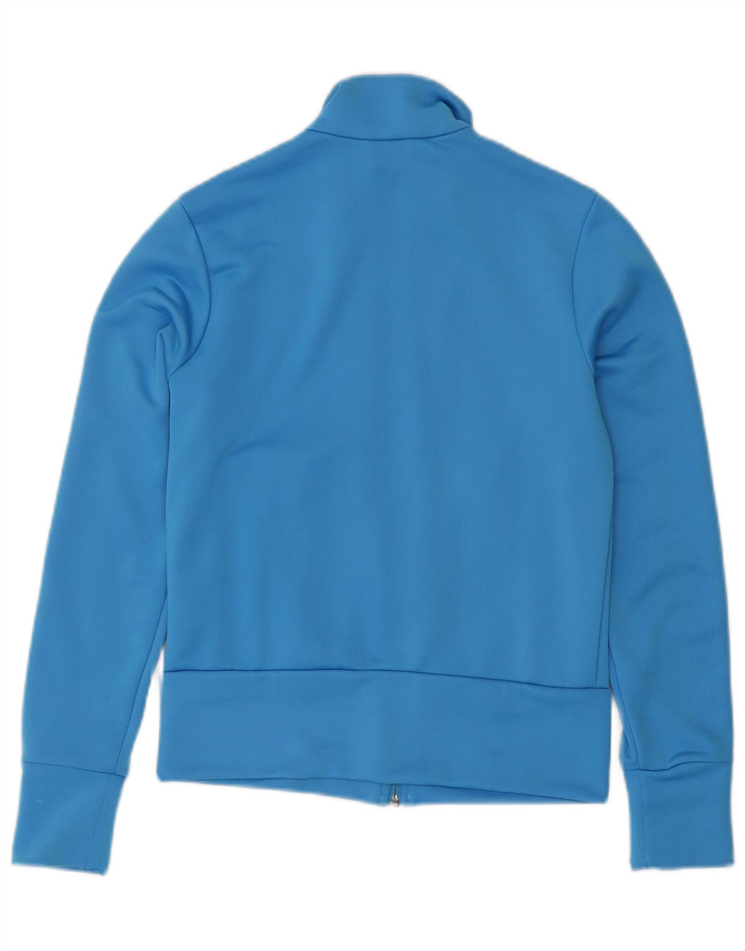 ADIDAS Veste de survêtement pour femme UK 10 Petit Bleu Polyester