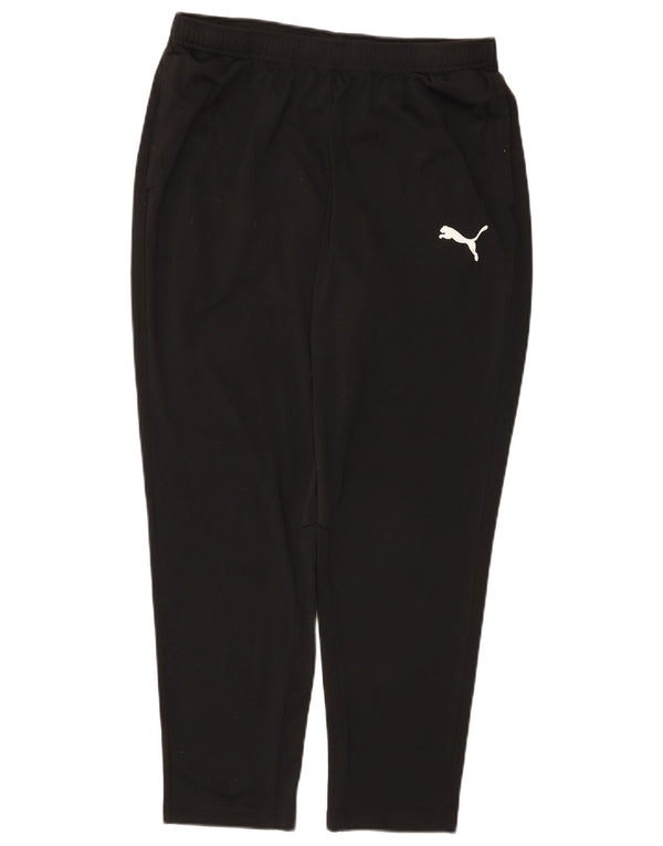 Puma Mens Tracksuit Trousers Large Black Polyester