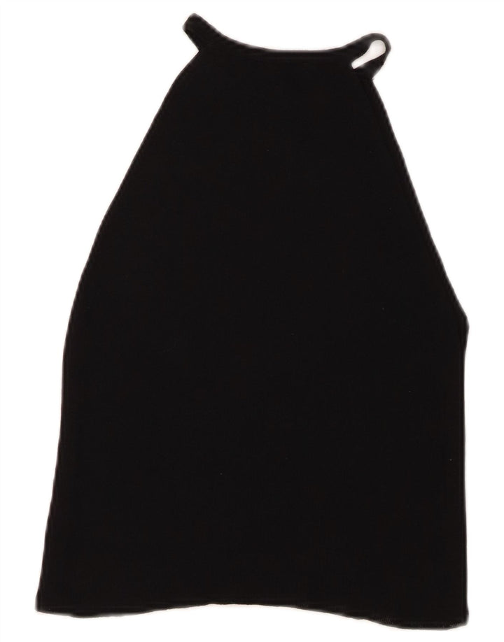 Zara Haut court dos nu pour femme UK 12 Noir moyen