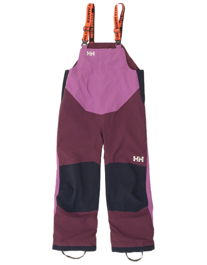 Helly Hansen Pantalon de ski fille 8-9 ans Violet Colourblock Polyester