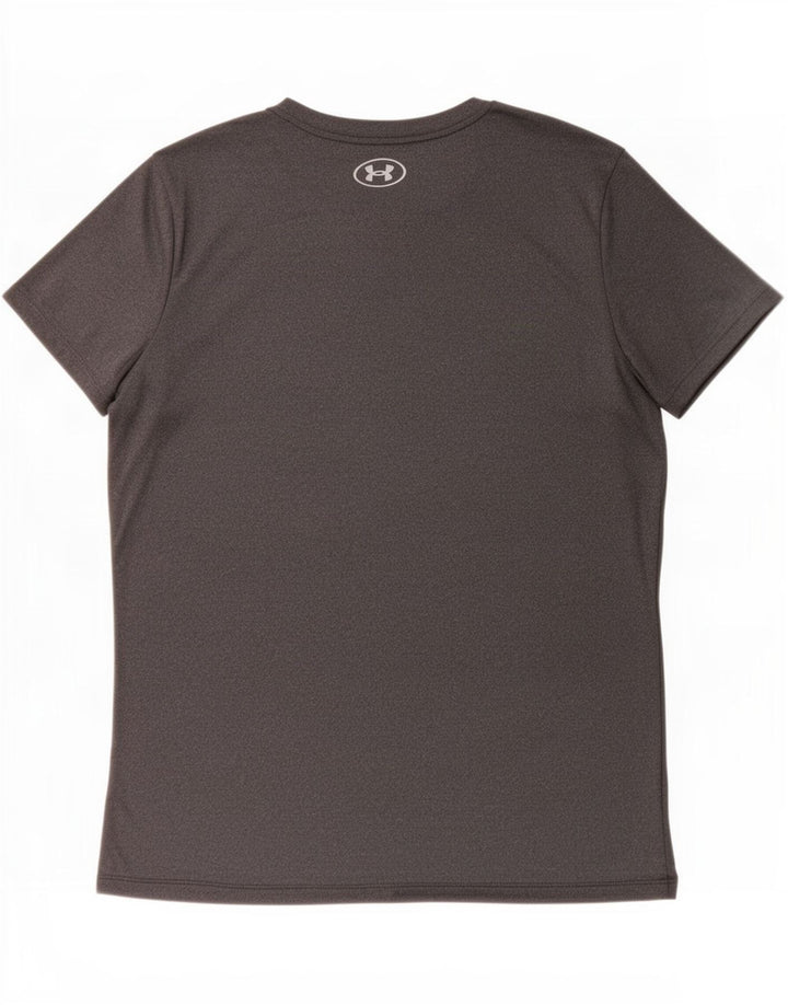 Under Armour T-Shirt Femme UK 44 Gris Moyen Polyester