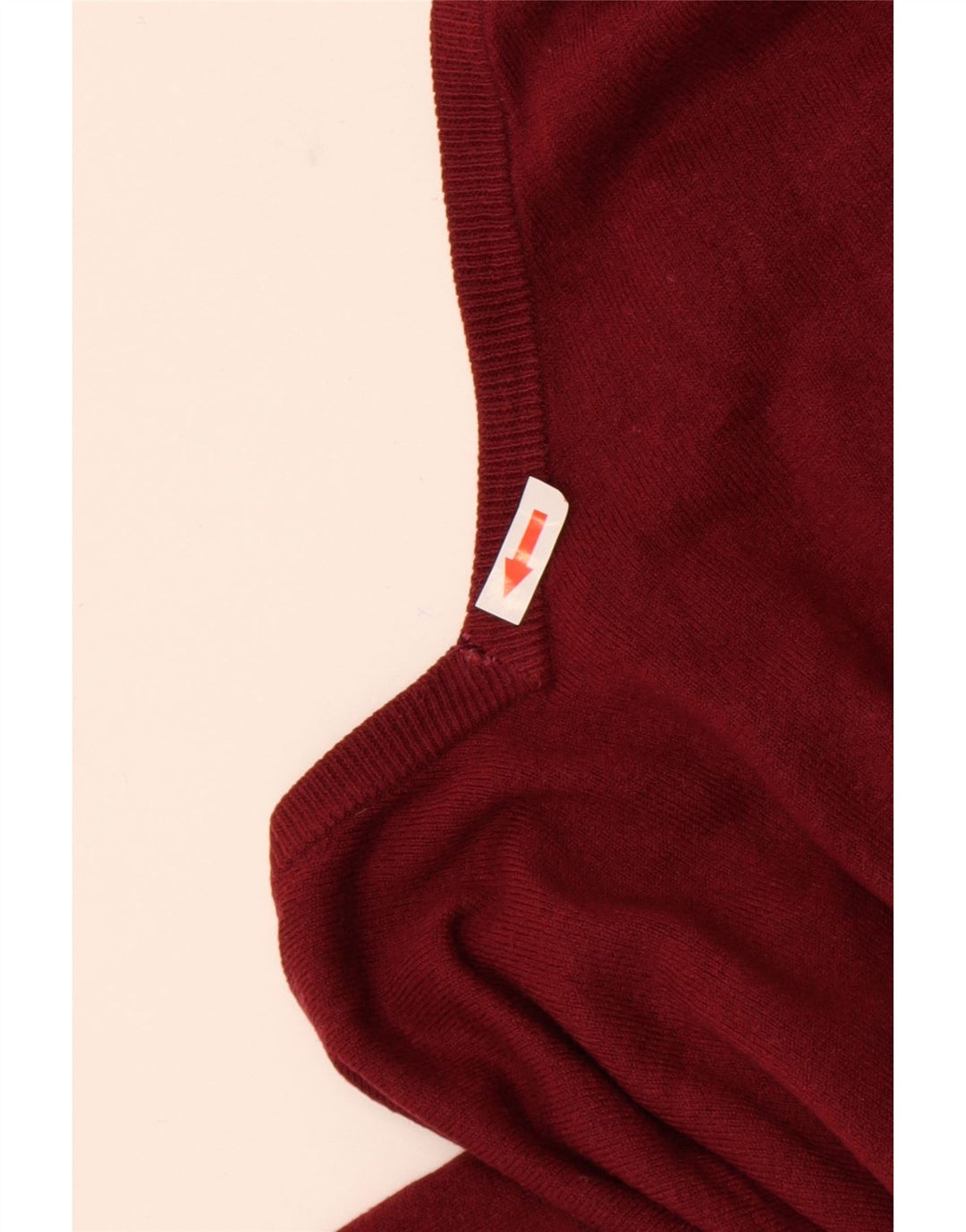 Marks & Spencer Pull col V pour homme en acrylique rouge Taille L