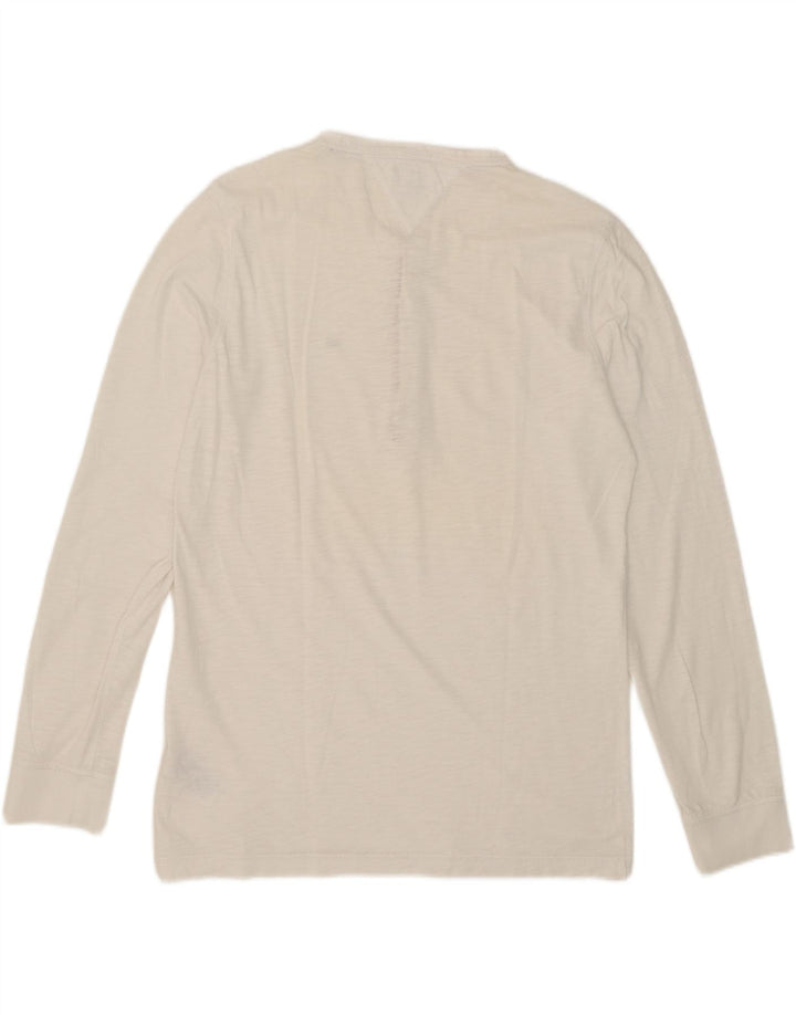 Tommy Hilfiger Haut à manches longues pour homme XL en coton blanc