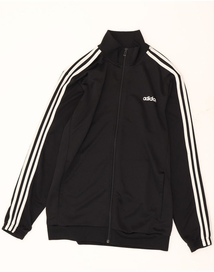Adidas Veste de survêtement pour homme UK 42/44 Large Noir Polyester