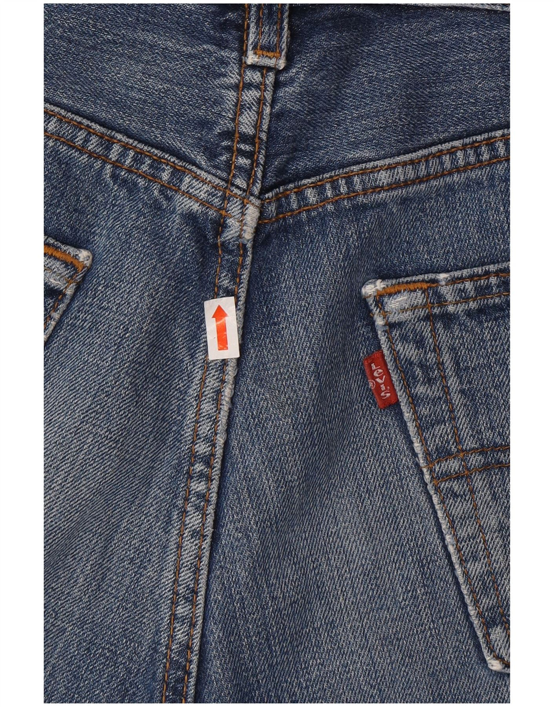 LEVI'S Short en Jean 501 W33 Homme Bleu Moyen Coton