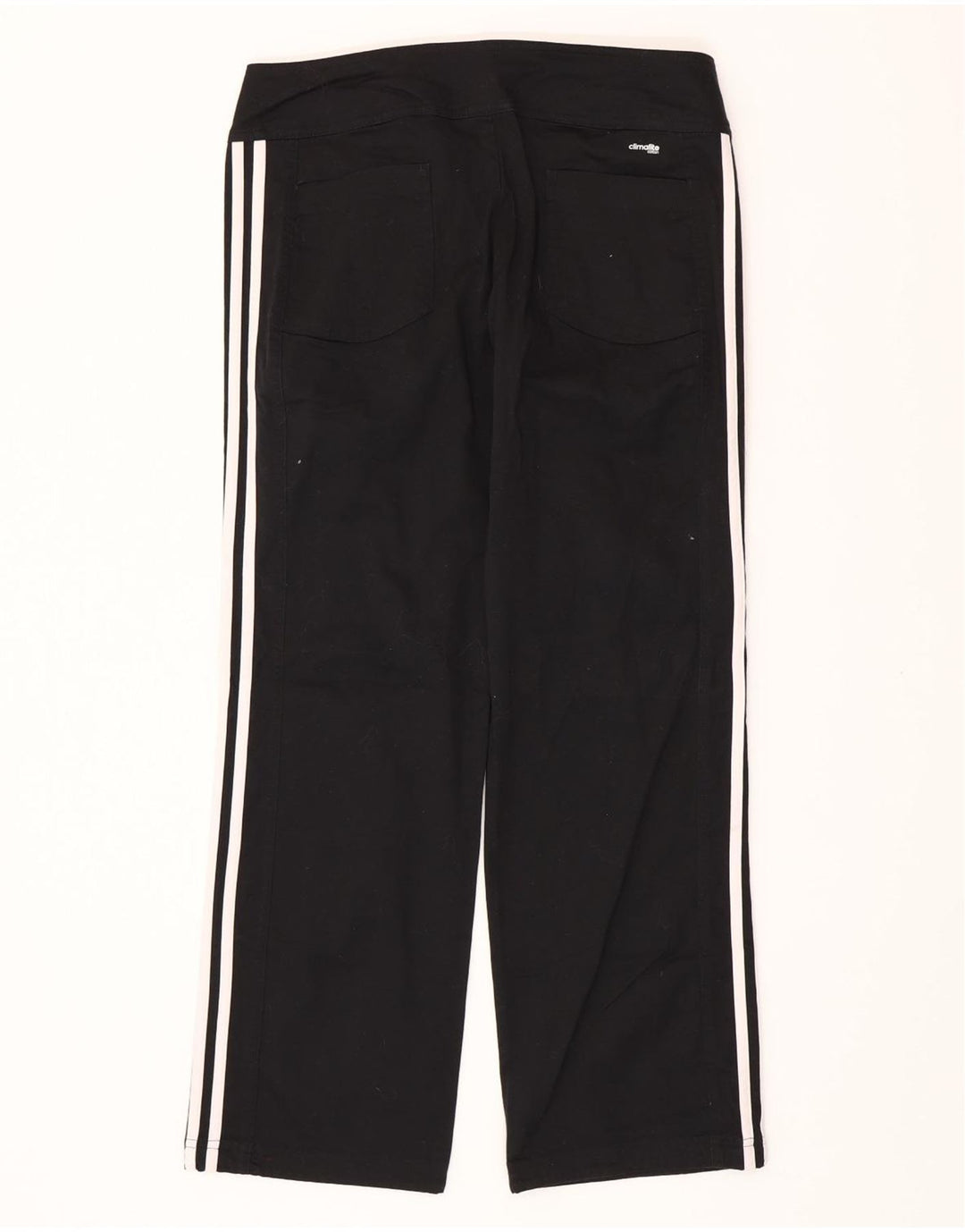 ADIDAS Pantalon décontracté Climalite pour femme UK 12 Medium W32 L30 Noir