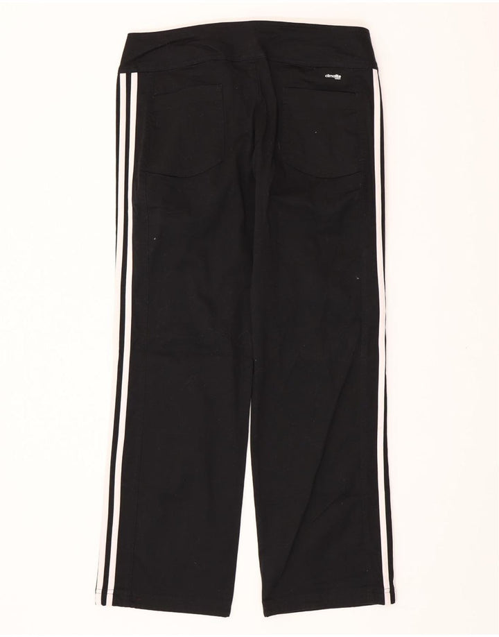 ADIDAS Pantalon décontracté Climalite pour femme UK 12 Medium W32 L30 Noir