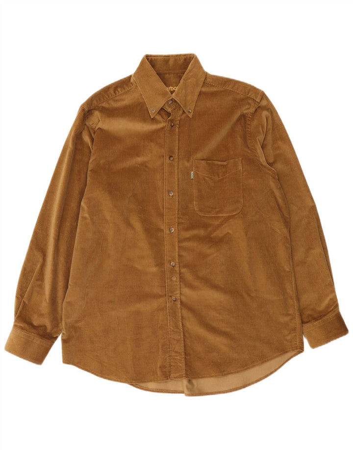 Barbour Chemise en velours côtelé pour homme en coton beige moyen
