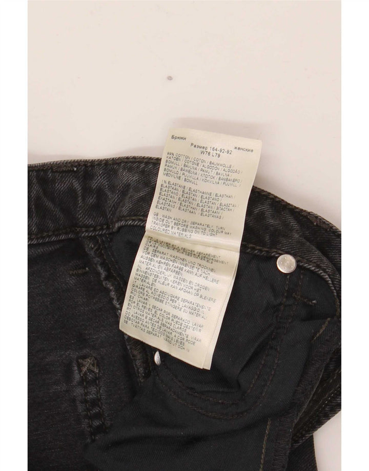 Lee Jean évasé taille haute femme W30 L28 coton noir