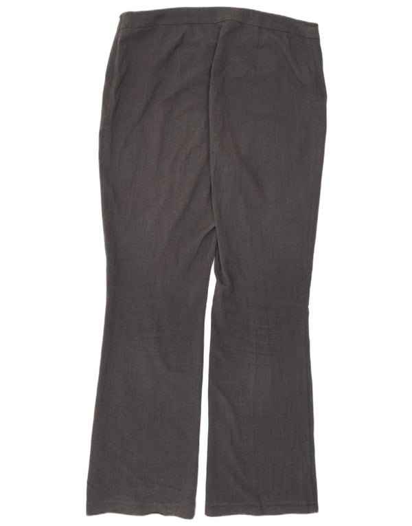 Marks & Spencer Pantalon décontracté bootcut pour femme UK 16 Large W36 L33 Gris