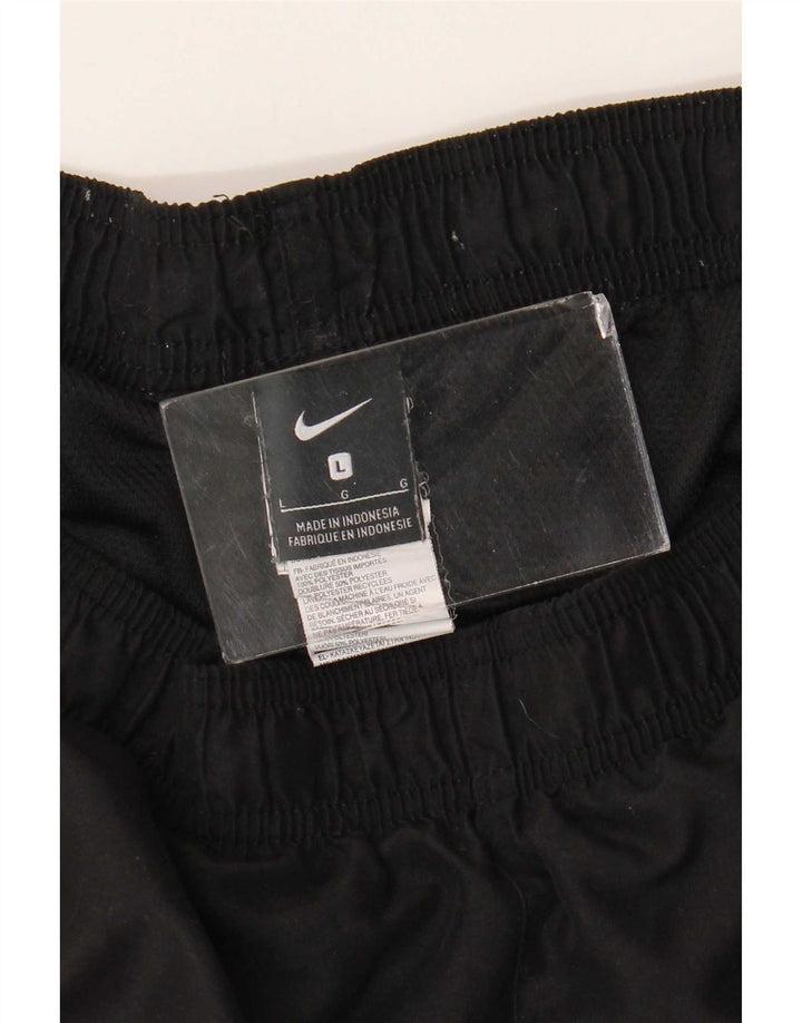 Short de sport Nike pour hommes, grand, noir, polyester