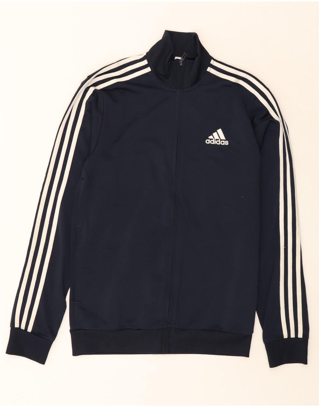 Adidas Veste de survêtement pour homme UK 36/38 Petit Bleu Marine Polyester