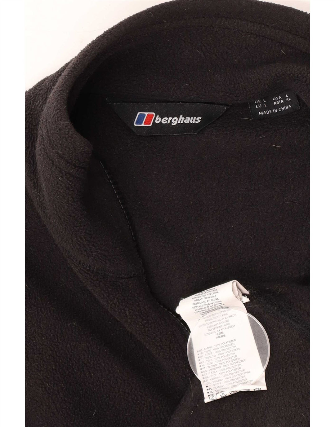 Berghaus Veste polaire pour homme UK 40 Large Noir Polyester