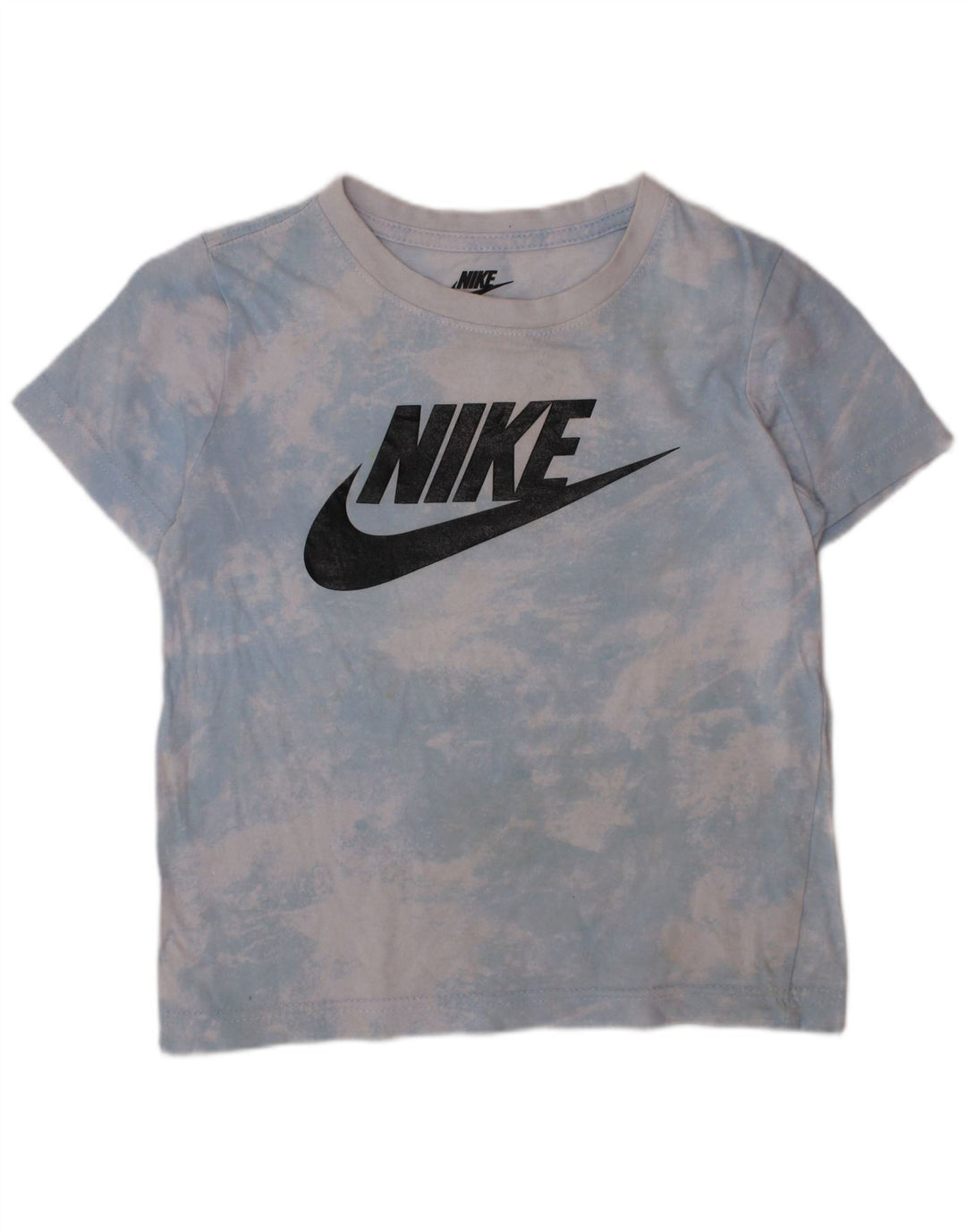 NIKE Haut T-Shirt Graphique Garçon 4-5 Ans Petit Bleu Tie Dye